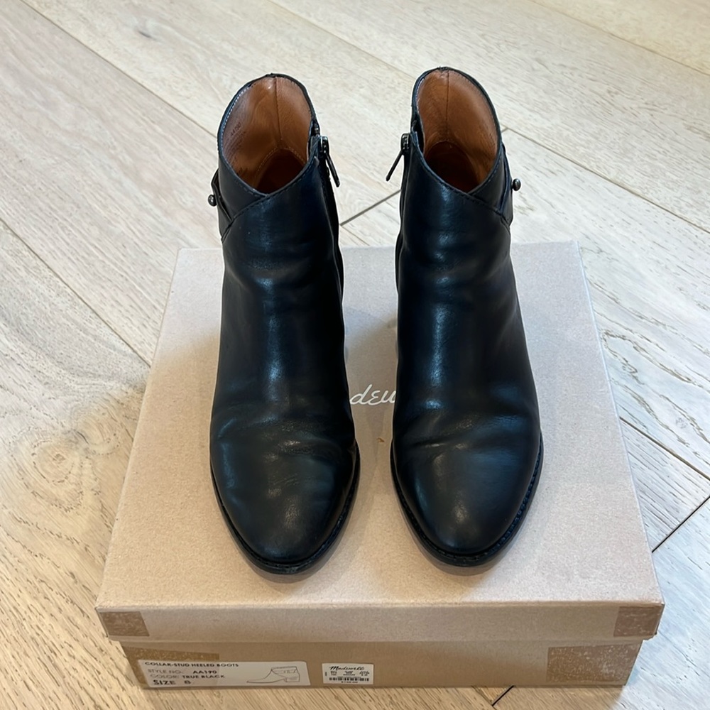 Madewell Collar-Stud Heeled Boots